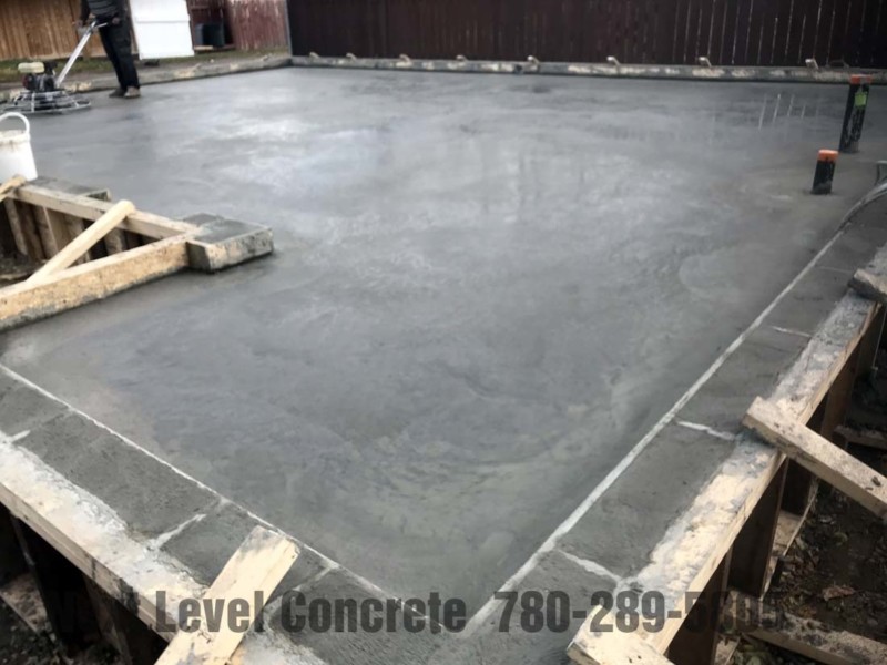 Garage Pad Portfolio Next Level Concrete Ltd